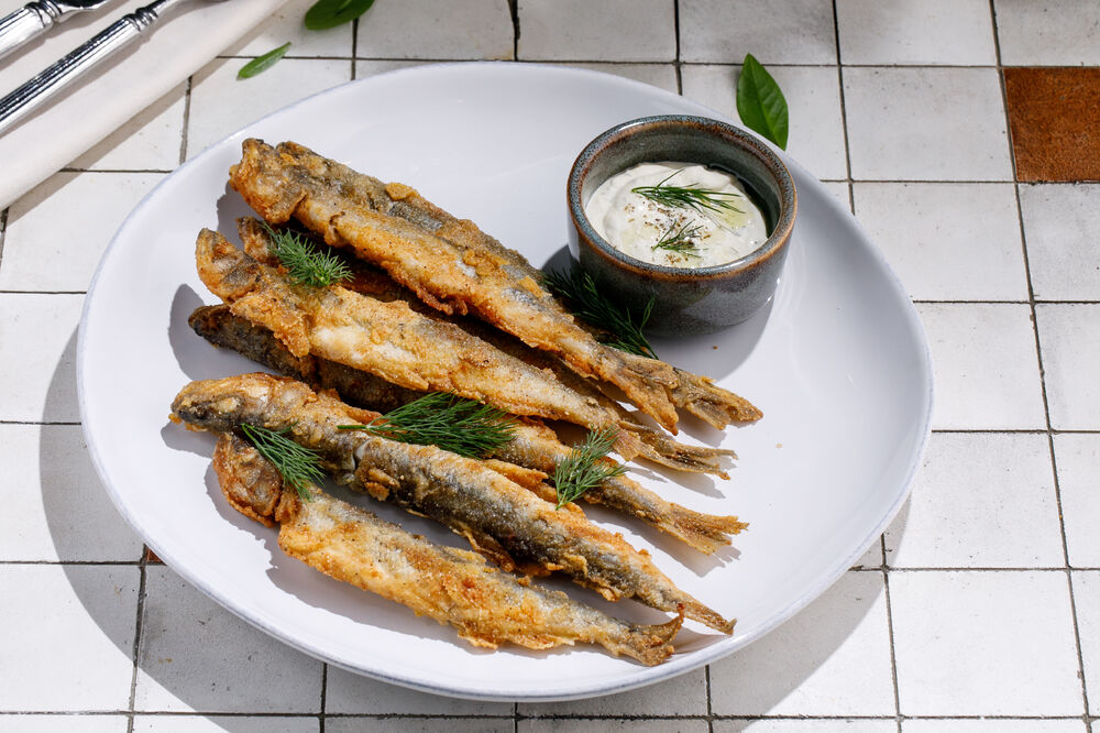 Корюшка жареная