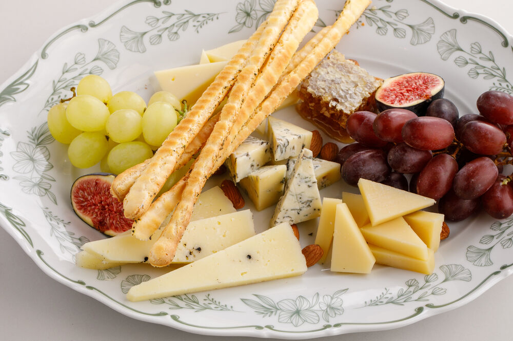 Assorted cheeses