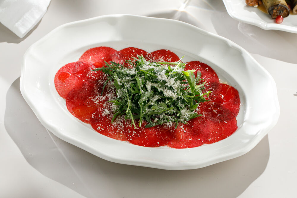 Beef carpaccio
