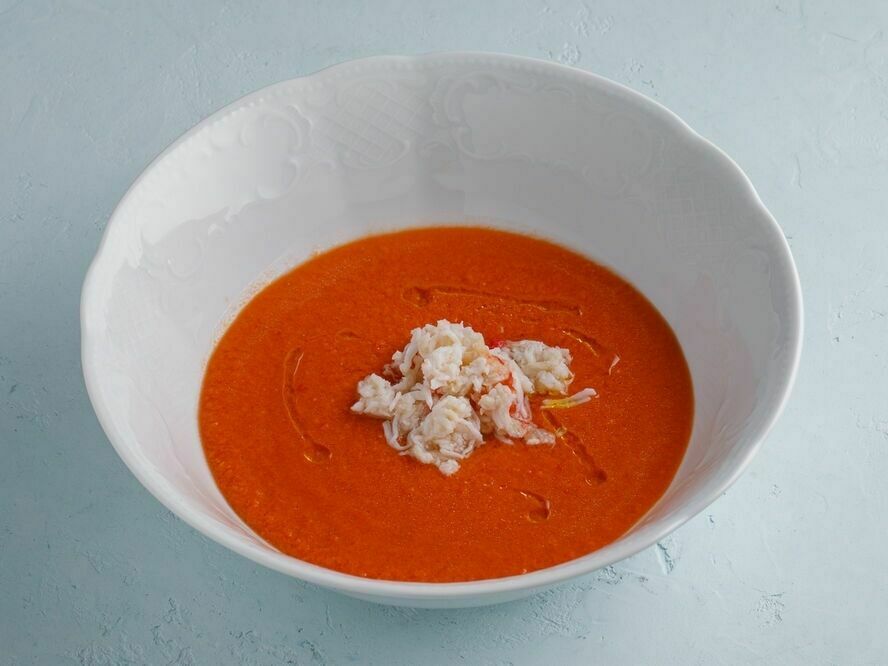 gazpacho with shrimp