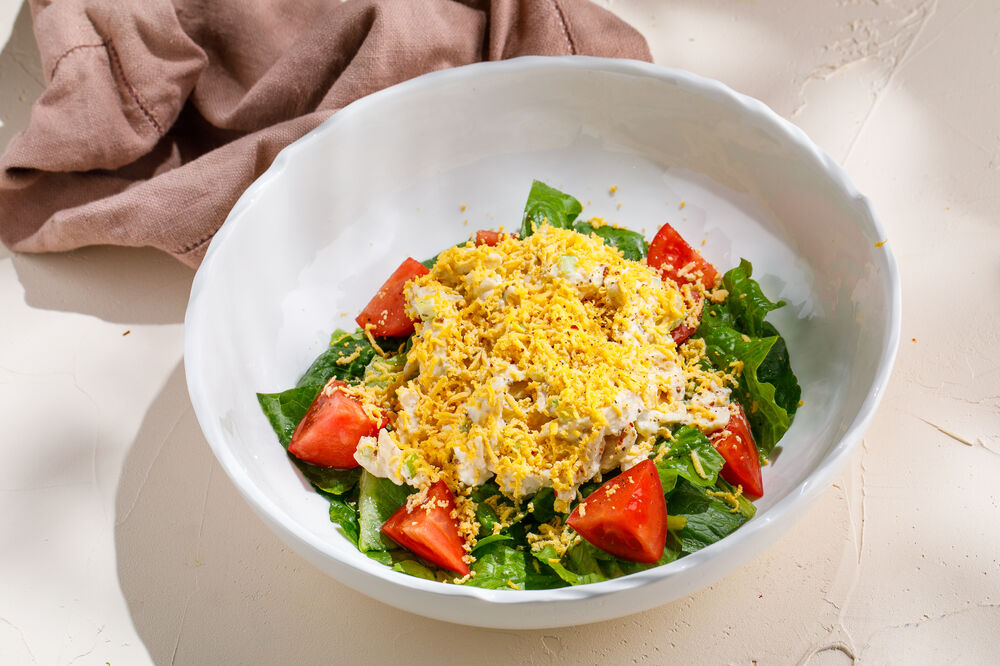 Salad alla chipriani with chicken breast