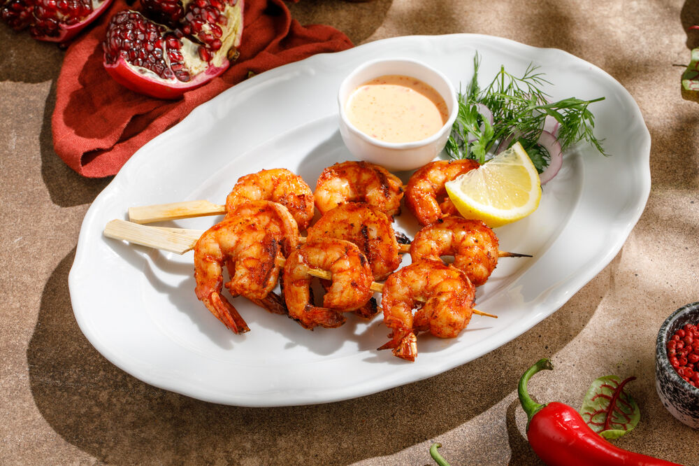 Grilled shrimp