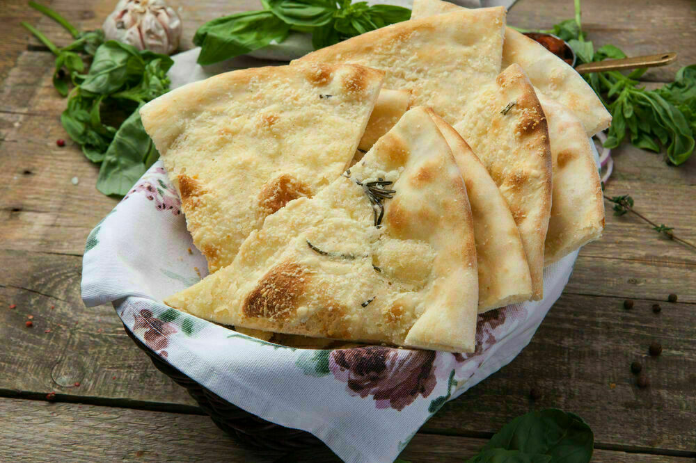 Focaccia with parmesan