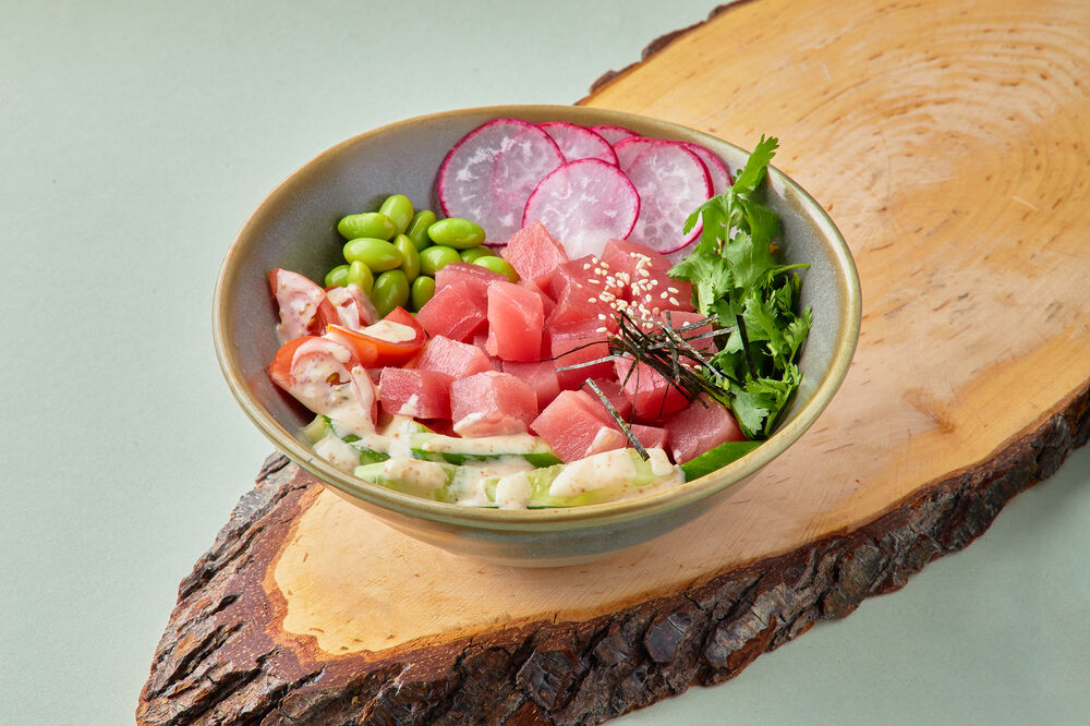 Poke with tuna