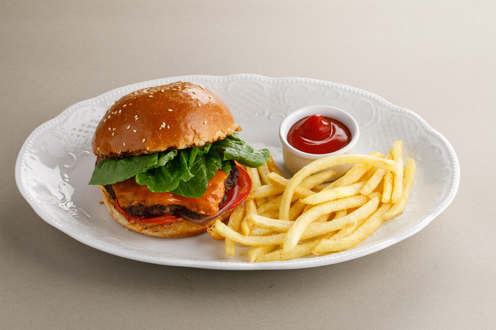 Marble burger