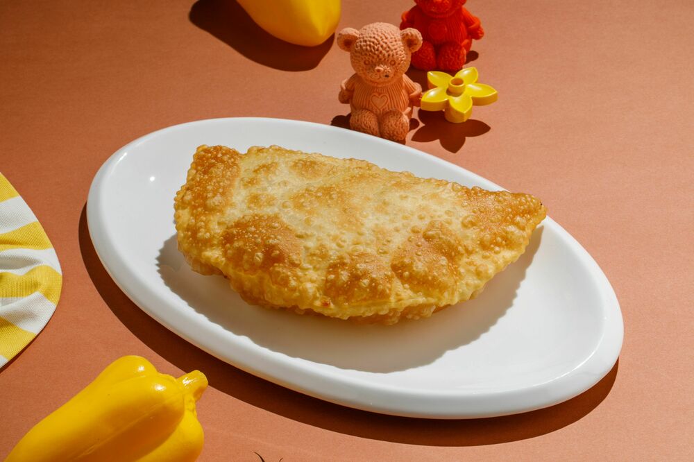 Cheburek with veal for children