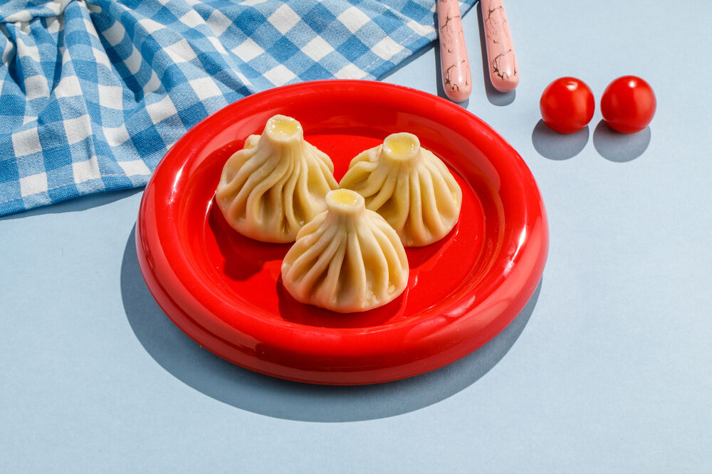 Khinkali with turkey for children