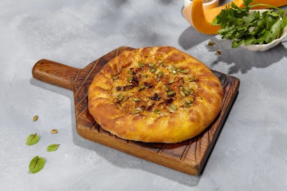 Pumpkin khachapuri