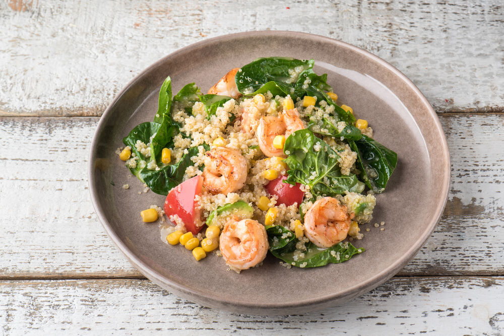 Quinoa and Shrimp Salad