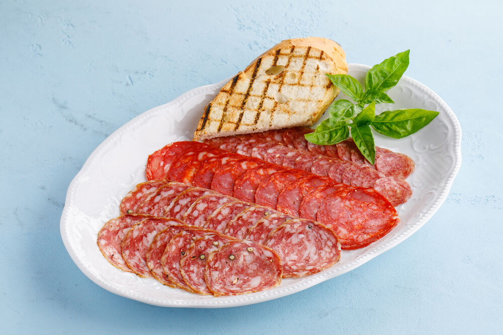 Assorted Italian deli meats