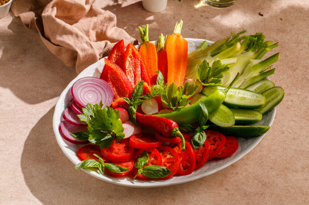 Vegetable plate