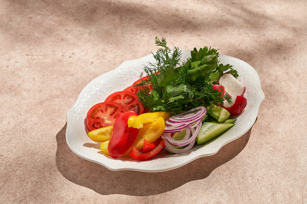 Овощная тарелка