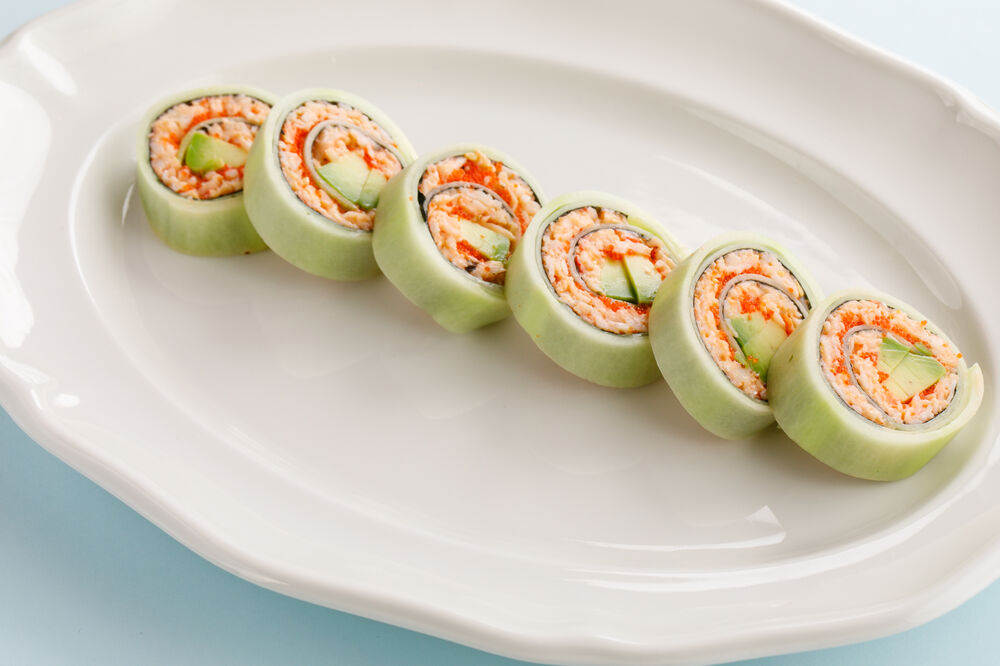 House speciality- roll with crab