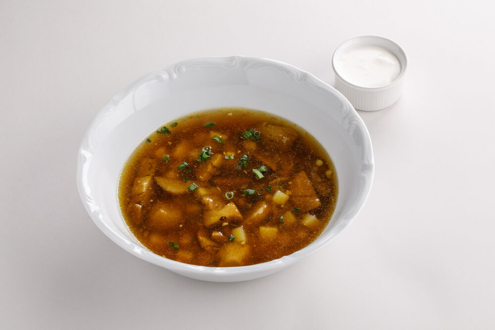 Суп из белых грибов