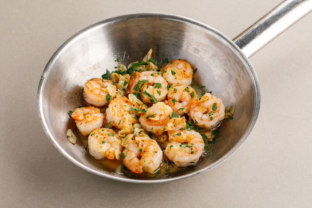 Shrimp with garlic