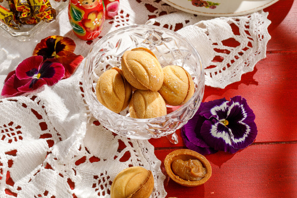  Dessert "Nuts with condensed milk"