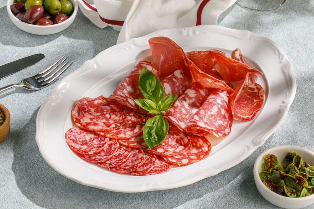  Assorted Italian delicacies