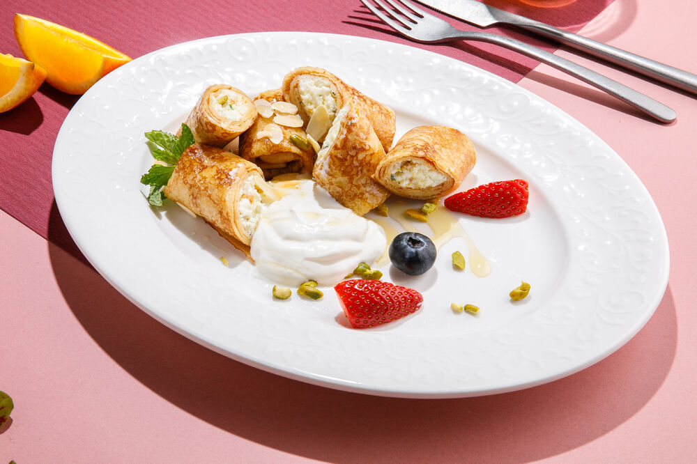 Pancakes with cottage cheese