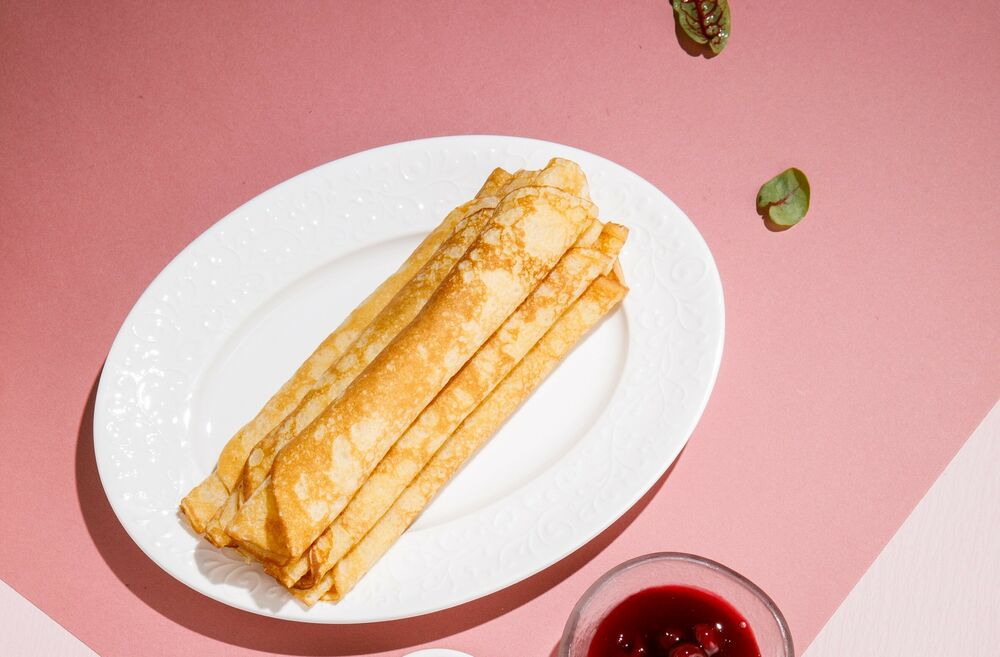 Homemade pancakes 6 pieces