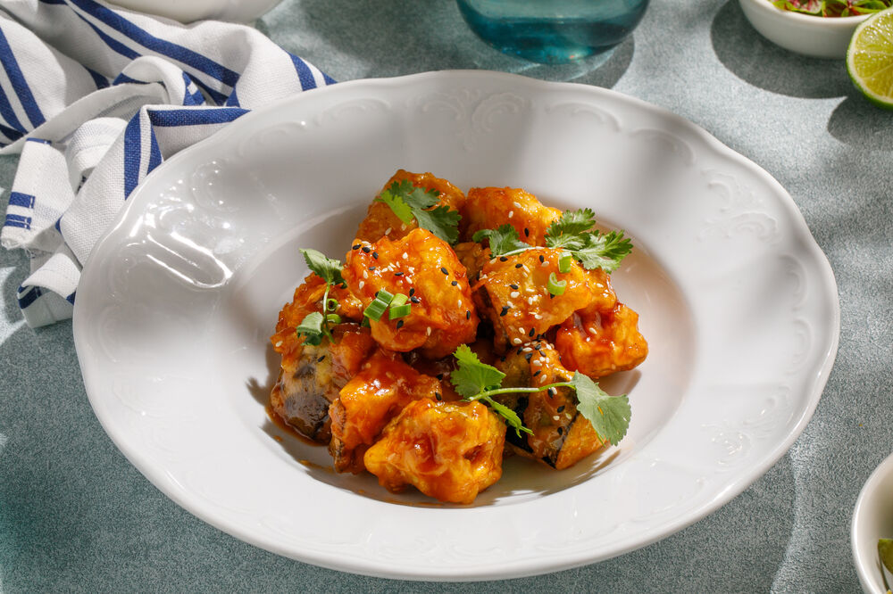 Crispy eggplant