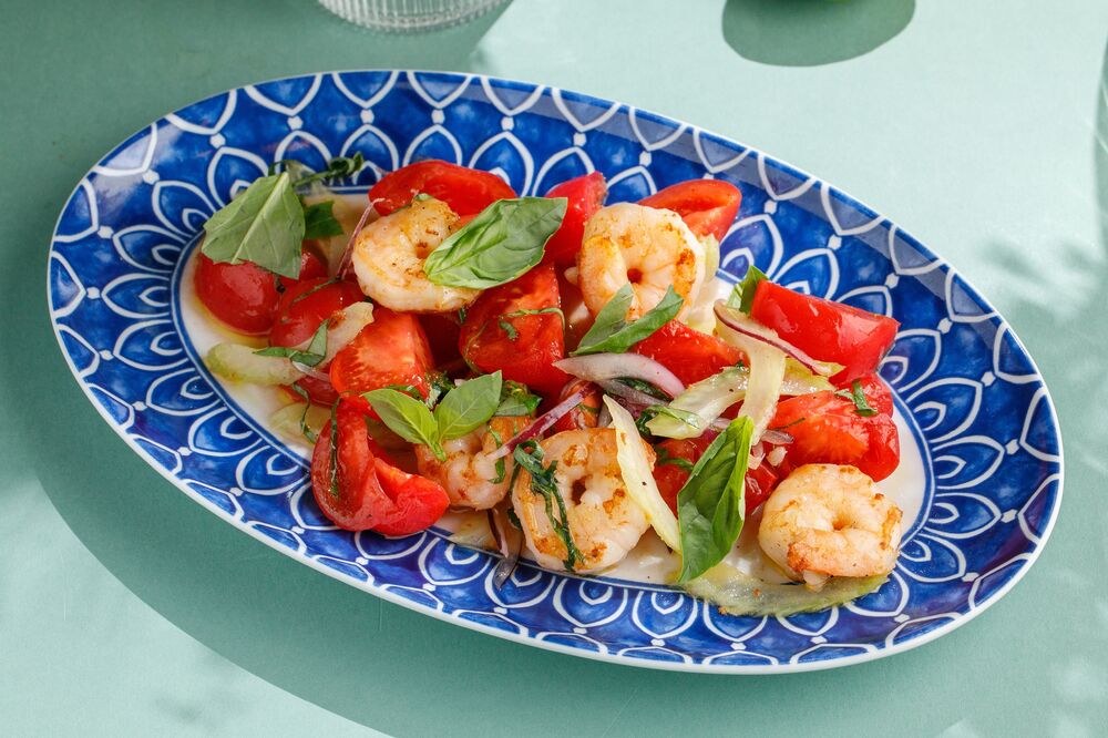 Catalan shrimp salad