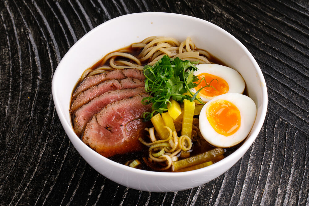 Ramen with beef 