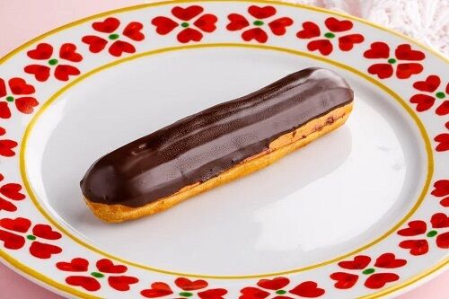 Eclair "coffee with milk"