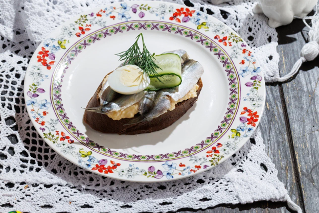 Бутерброд с балтийской килькой