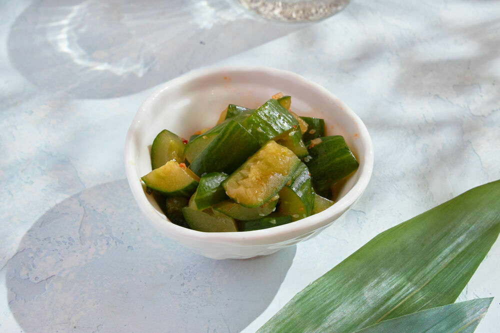 Smashed cucumbers