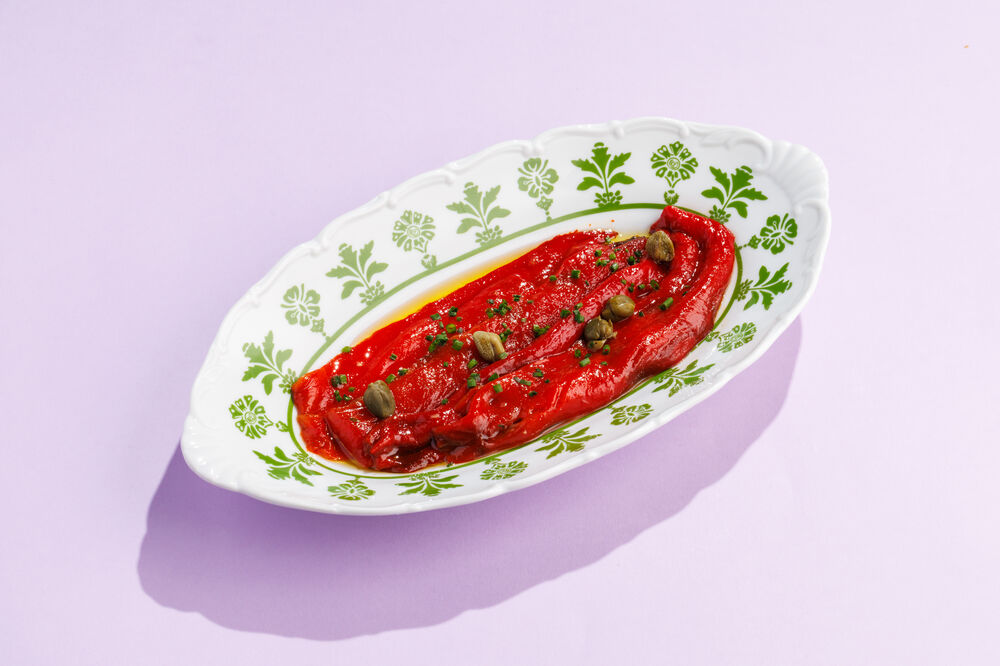 Baked peppers