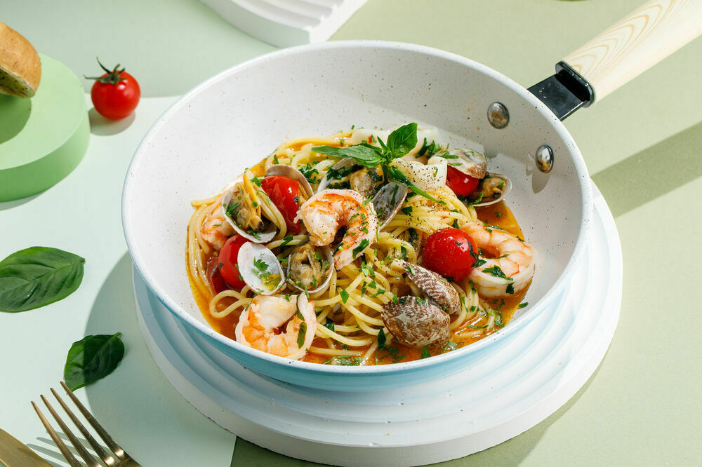 Seafood pasta