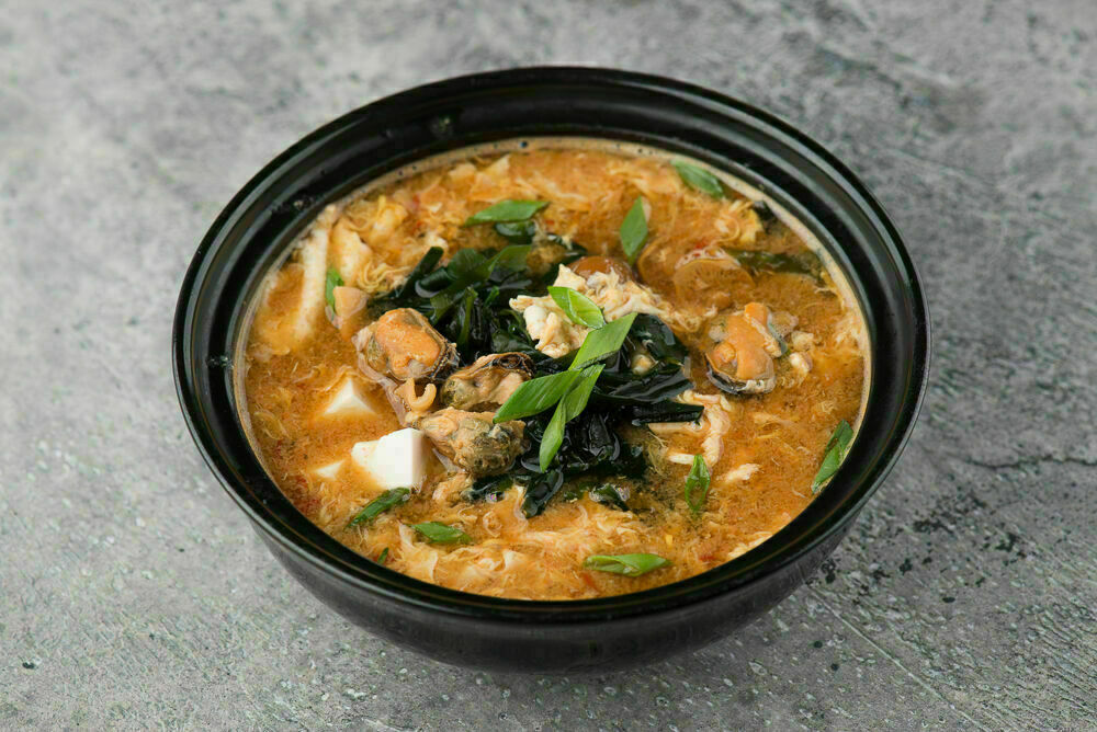 Spicy kimchi soup