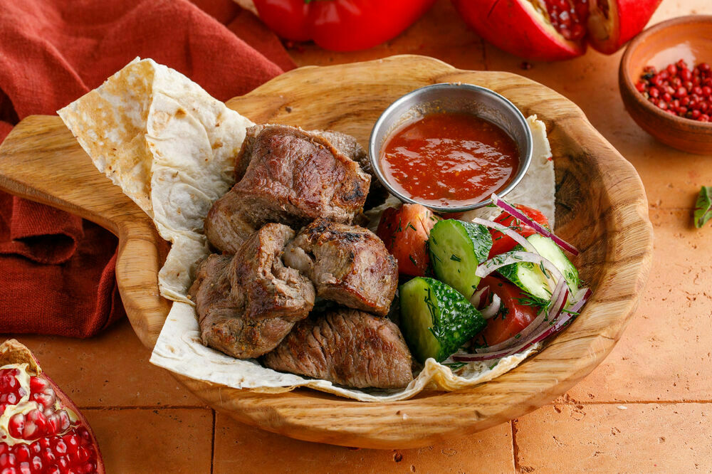 Lamb shish kebab