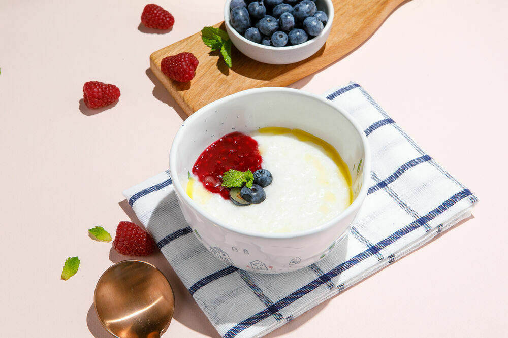 Rice porridge on the water