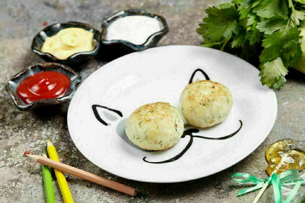 Children's fish cutlets