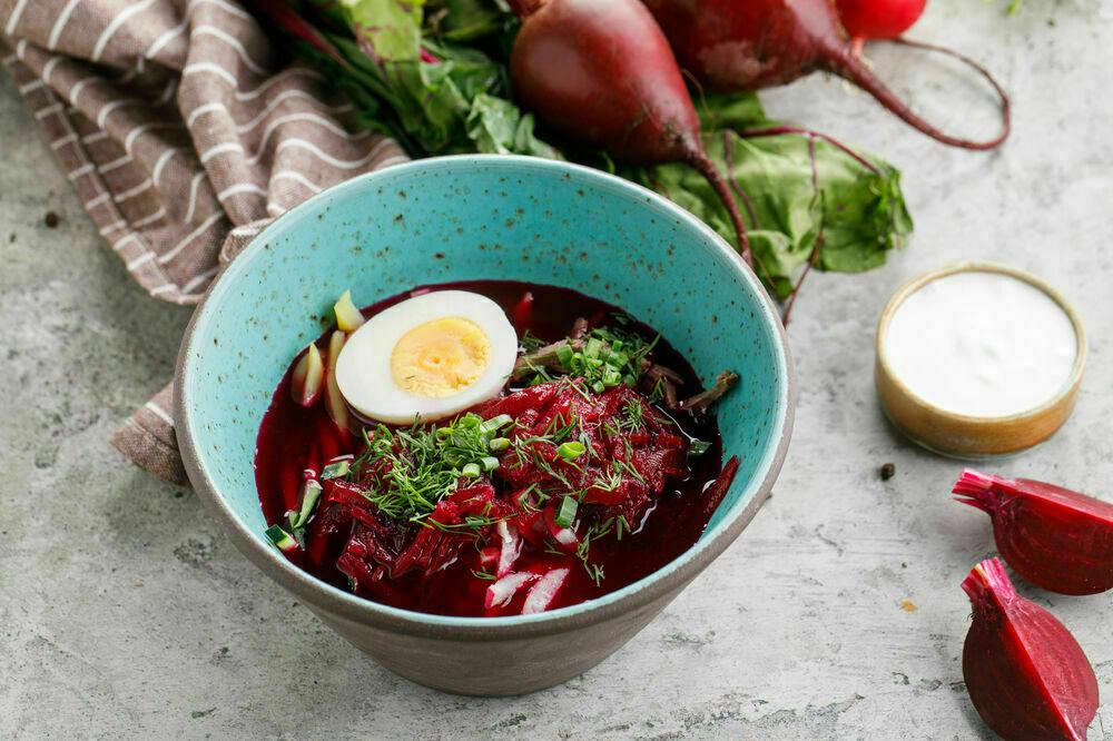 Beetroot with beef