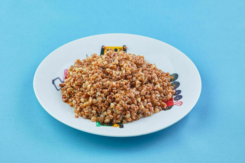 Boiled baby buckwheat