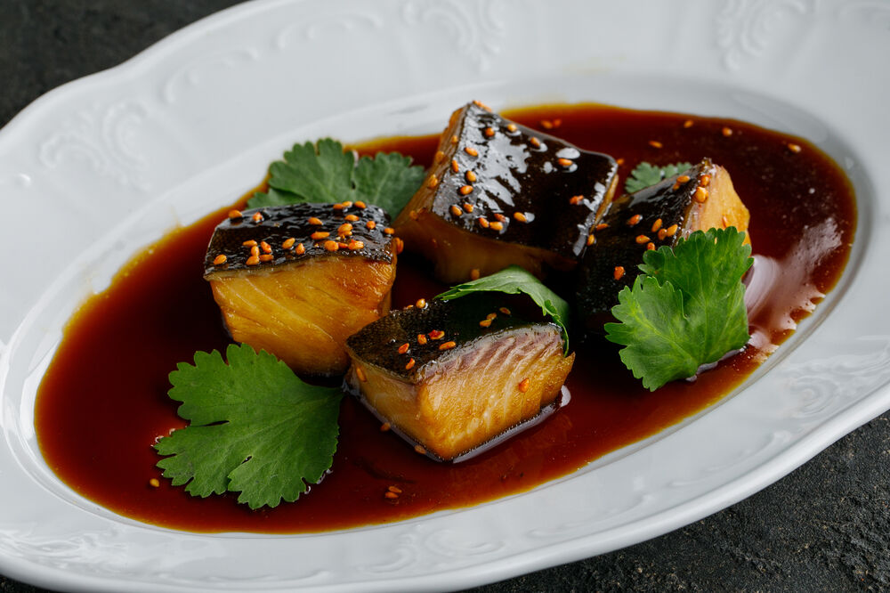 Cod in Unagi sauce