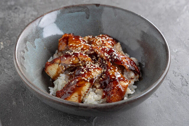 Eel on rice