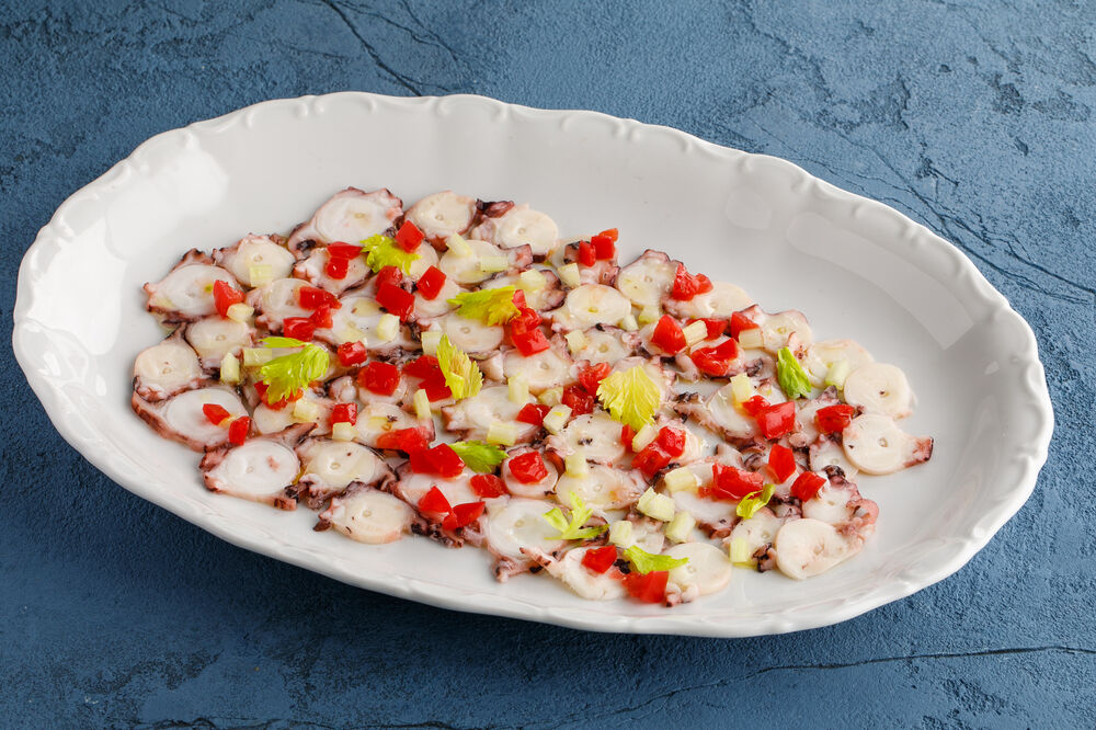 Octopus carpaccio