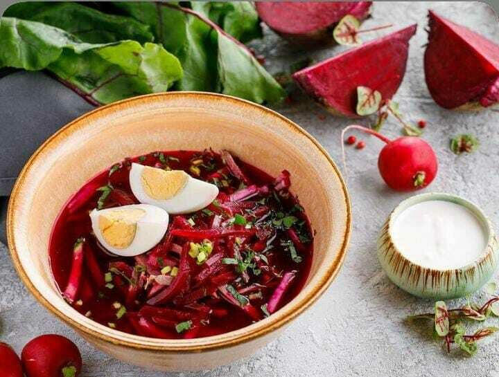  beet soup with beef