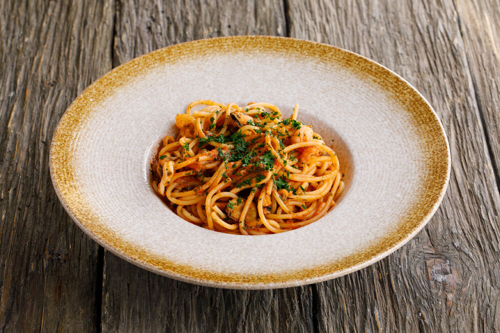 Seafood spaghetti