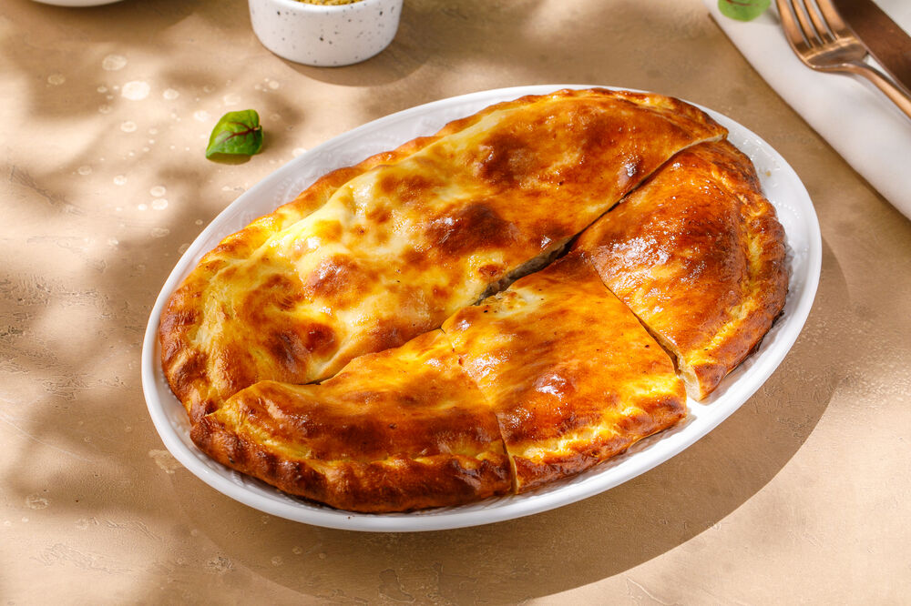 Khachapuri with tuna