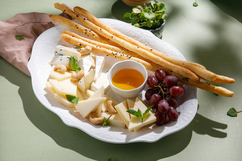 Assorted European cheeses