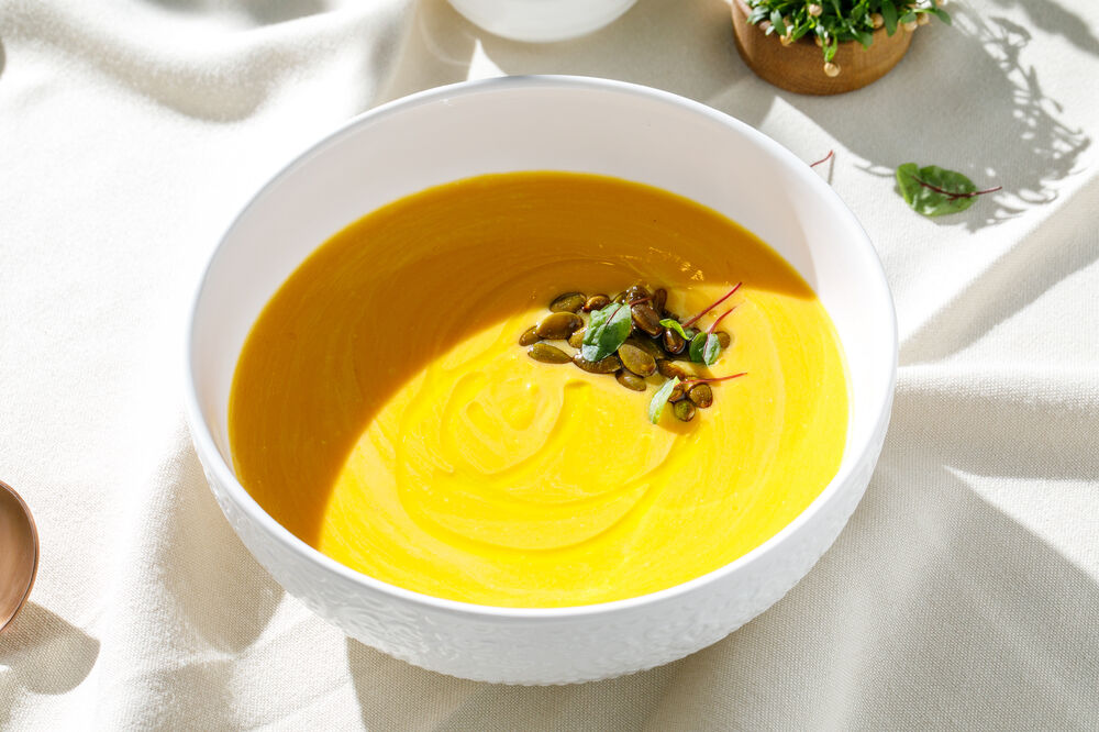 Pumpkin cream soup