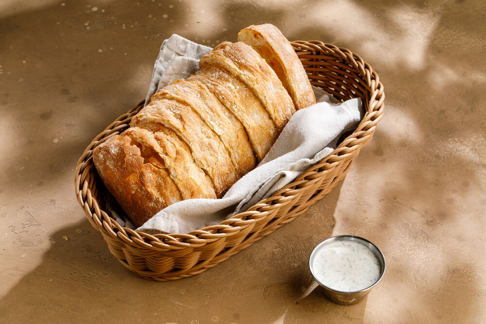 Homemade white bread