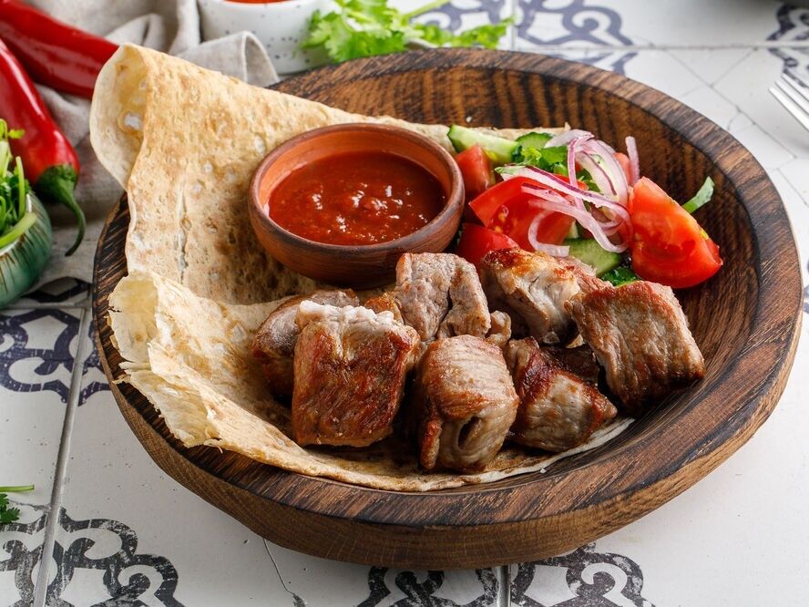 Lamb shashlik