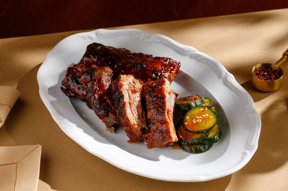 Pork ribs with Cepotle sauce