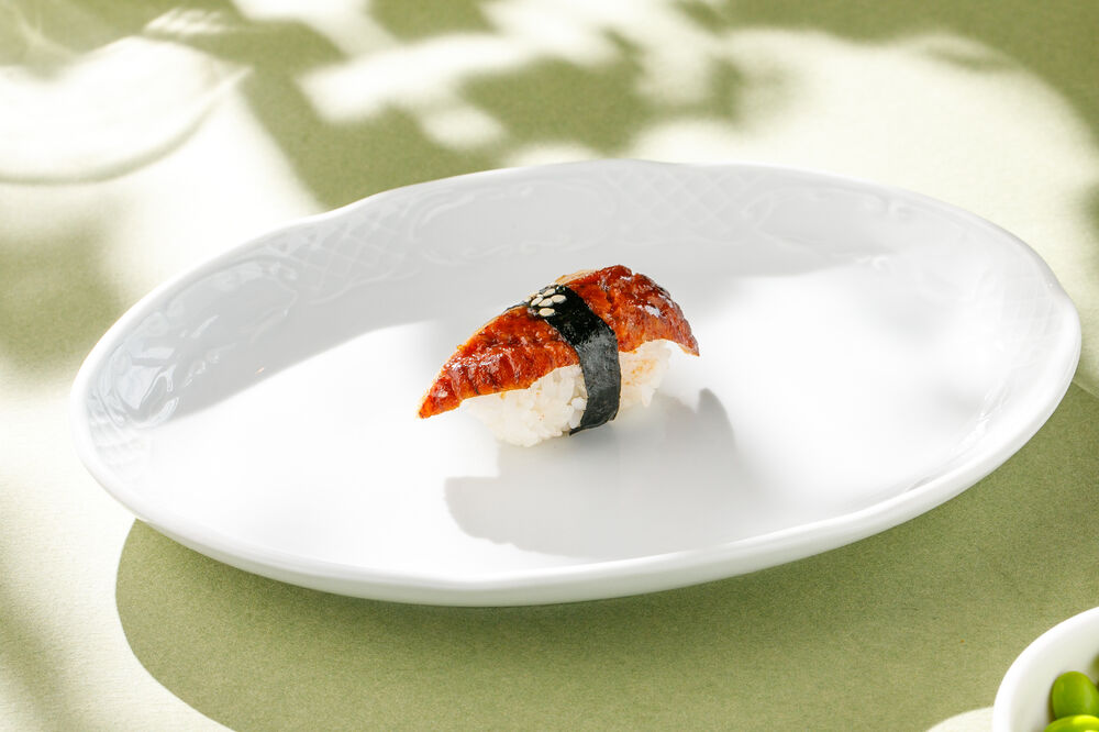 Sushi with eel