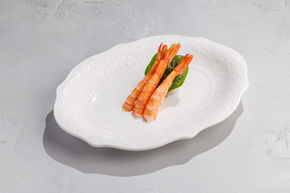 Sashimi with shrimp